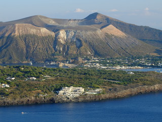 Vulcano vu de Lipari