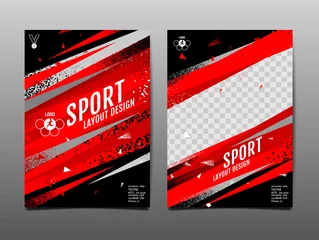 Tuinposter sport Layout , template Design, Abstract Background, Dynamic Poster, Brush Speed Banner, grunge ,Vector Illustration. © momo design