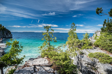 Beautiful landscape in Tobermory, Ontario, Canada