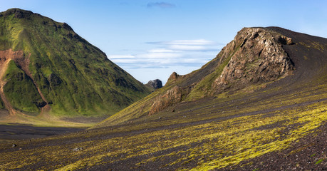 Fototapeta premium Beautiful Landscape in Landmannalaugar, Iceland