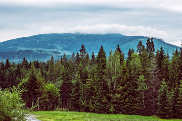 Babia hora hill Slovakia, hiking theme
