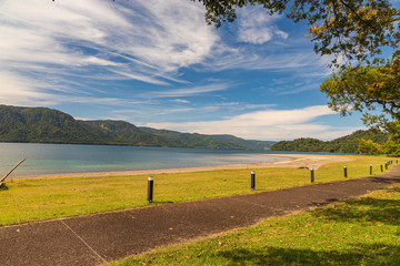 Towada Hachimantai National Park in early autumn