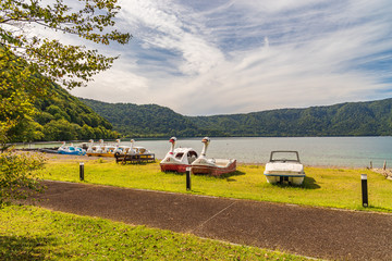 Towada Hachimantai National Park in early autumn