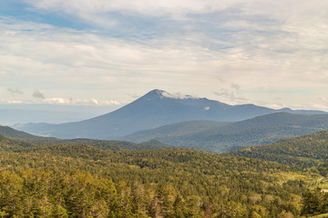Fototapeta premium Towada Hachimantai National Park in early autumn