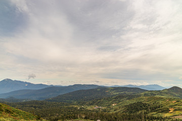 Towada Hachimantai National Park in early autumn