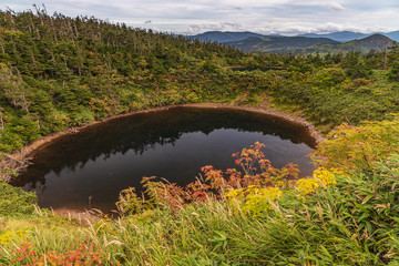 Towada Hachimantai National Park in early autumn