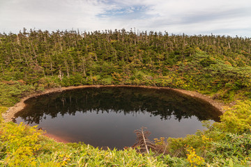 Towada Hachimantai National Park in early autumn