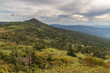Towada Hachimantai National Park in early autumn
