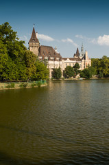 Fototapeta na wymiar Zamek Vajdahunyad w Budapeszcie
