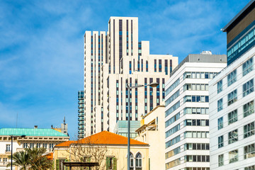 Fototapeta premium Central business district of Beirut with modern buildings, Lebanon