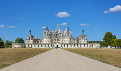 the castle of Chambord France