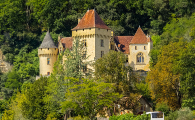 Fototapeta na wymiar Château de la Malartrie, la Roque-Gageac, France 