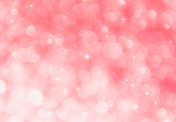 Abstract pastel pink background with bokeh, bokeh background, sparkle bokeh background