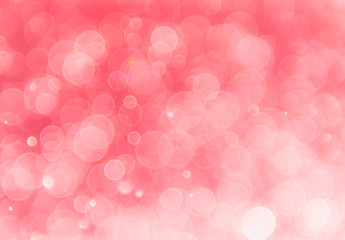 Abstract pastel pink background with bokeh, bokeh background, sparkle bokeh background