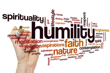 Humility word cloud