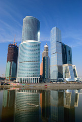 Skyscrapers in business center