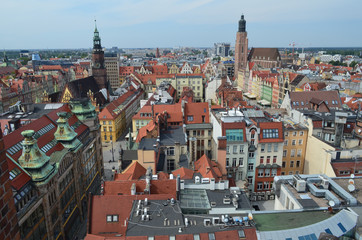 Centrum Wrocławia latem/Wroclaw downtown in summer, Lower Silesia, Poland © Pictofotius