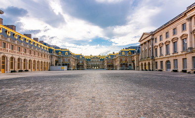 Fototapeta na wymiar Versailles palace panorama in Paris, France
