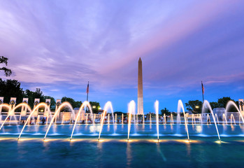Washington monument in Washington DC, United States of America, USA