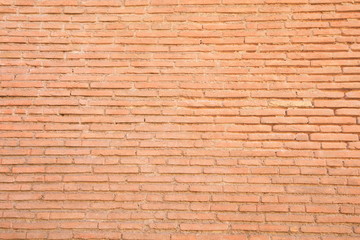 Fototapeta premium Brick brown external wall texture background