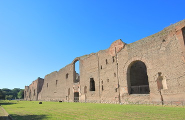 Baths of Caracalla ancient ruin Rome Italy