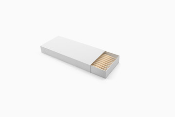render of one white toothpicks box