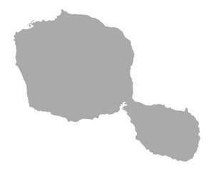 Karte von Tahiti