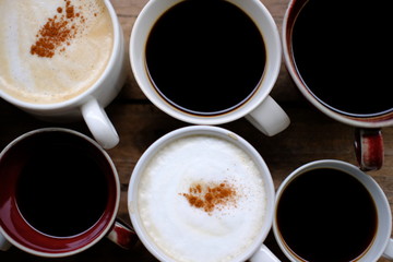 cup of coffee with milk