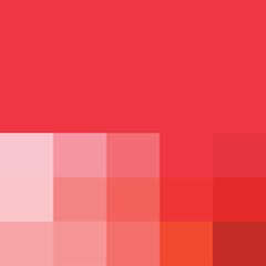 Red color palette vector illustration