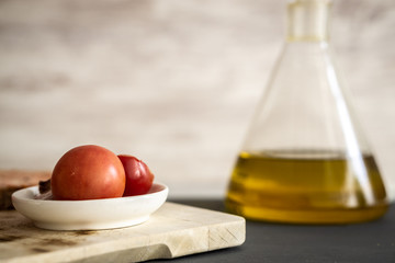 Tomato and olive oil