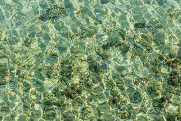 Background of Red sea water surface