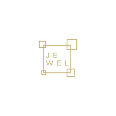 Jewelry golden brand identity product - luxury glamour expensive