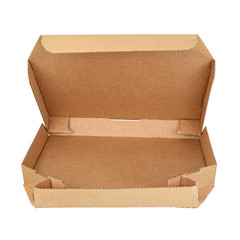 Container for pizza isolated