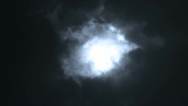 Dark Clouds And Lightning Storm Background