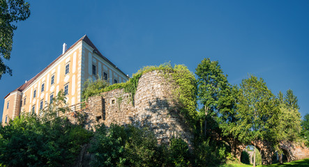 Fototapeta na wymiar The impressive Renaissance Castle in Drosendorf, Lower Austria