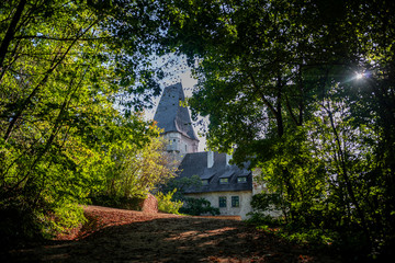 View on the famous Castle of Maissau, Landmark in this region