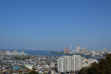 福岡愛宕神社からの風景