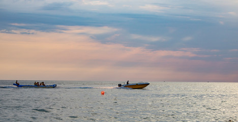 Summer evening over the Black Sea