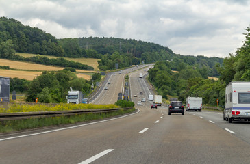 highway scenery in Germany