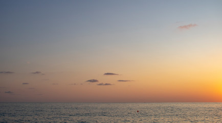 Summer evening over the Black Sea