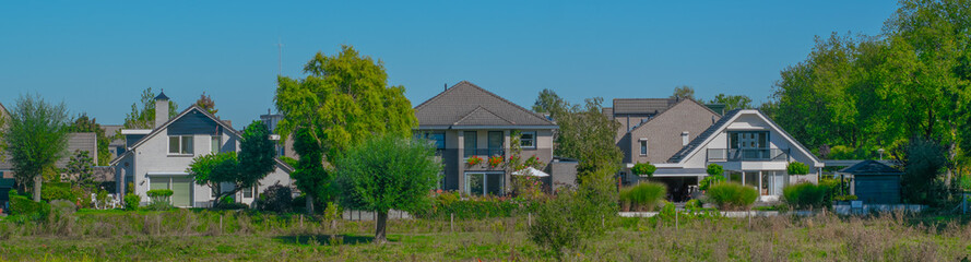 Traditional Dutch village Ooij in Netherlands