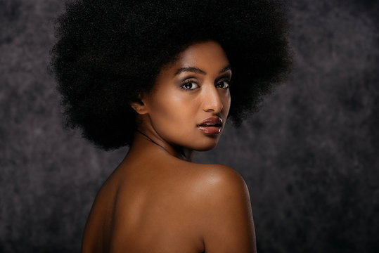 Beautiful afro woman