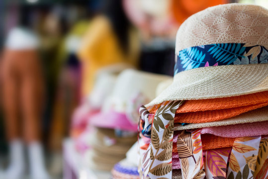 Hats showcase perspective market shop
