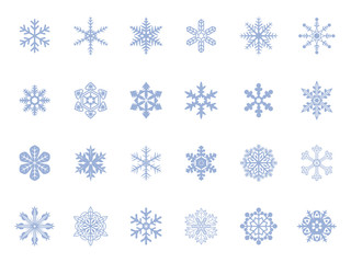 雪の結晶セット1