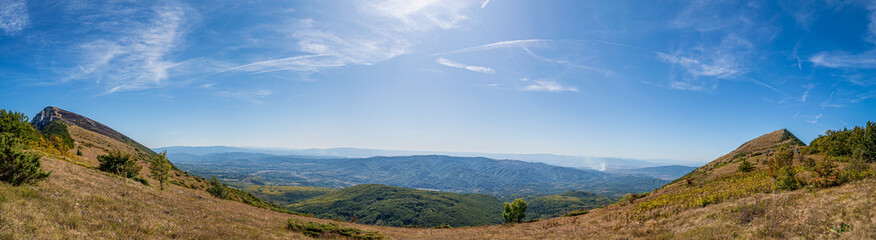 A view from the mountain (Suva planina, Serbia)