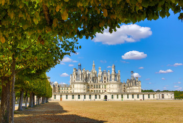 the castle of Chambord France