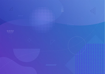 Gradient geometric shape background Premium Vector. Fluid gradient shapes composition. Futuristic design posters.