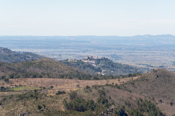 Fototapeta na wymiar Castelo de Vide view inside the castle walls in Marvao