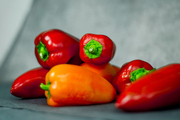 red bell peppers