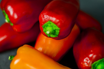 red bell peppers